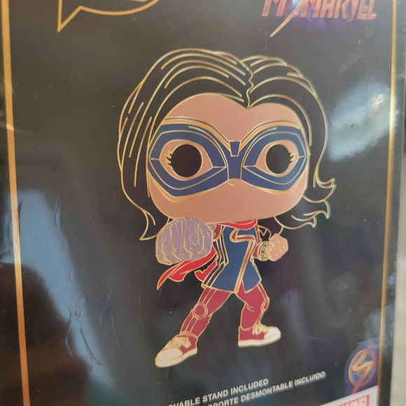 Ms. Marvel Enamel Pin ~ Funko Pop ~ Disney Studios ~ NWT/NIB ~ Cute~ FINAL PRICE - Picture 9 of 13